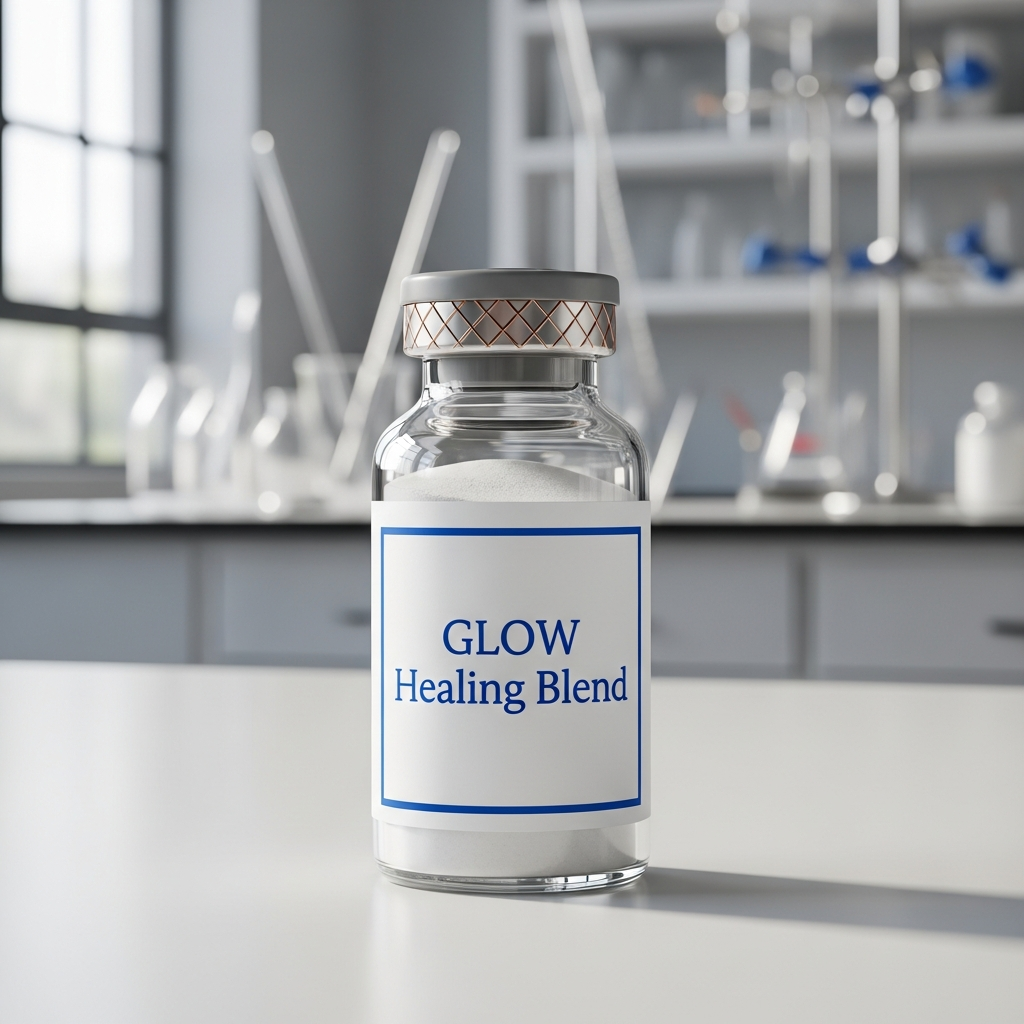 Buy GLOW Healing Blend (TB+BPC+GHK) for Research - 99% HPLC COA, From ...